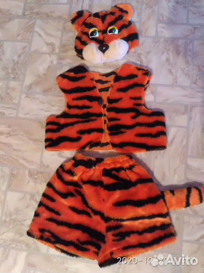 Костюм новогодний тигренок прокат
