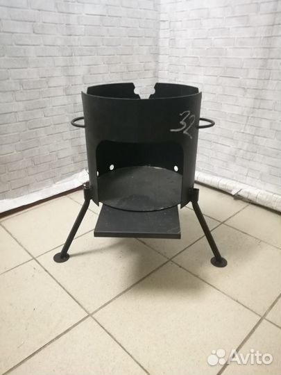 Печь под казан 320 мм. (под казан 6-8л.) сталь 2мм