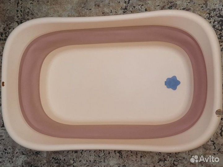 Ванночка для купания складная с матрасиком