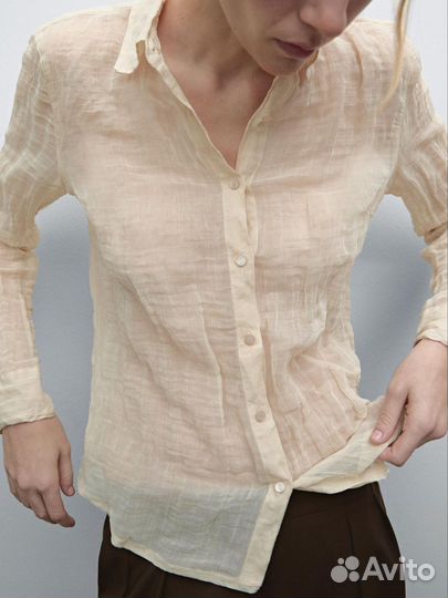 Рубашка Massimo Dutti из хлопка