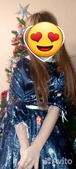 Новогоднее платье 140