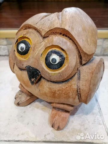 Сова из кокоса