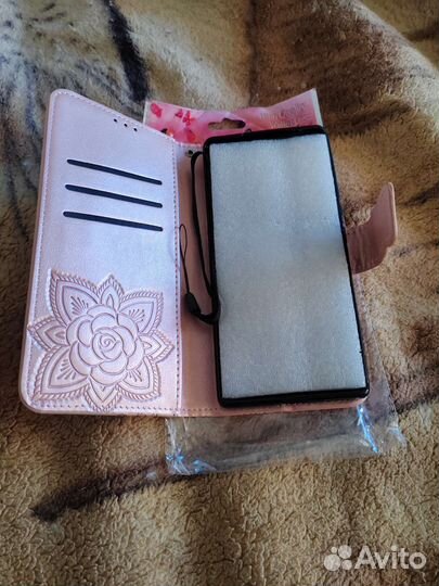 Чехол книжка на Honor 70. Новый. Розовый