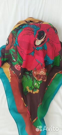 Шелковый платок италия kenzo