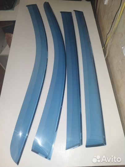 Дефлекторы дверей kia rio 1