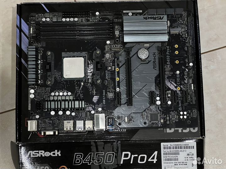 Amd ryzen 5 5600, ASrock b450 pro5