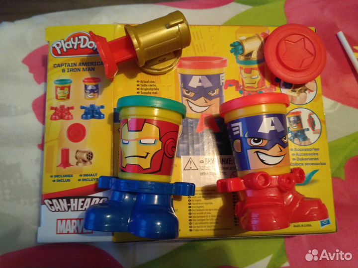 Play-Doh Игровой набор Капитан Америка и Железный