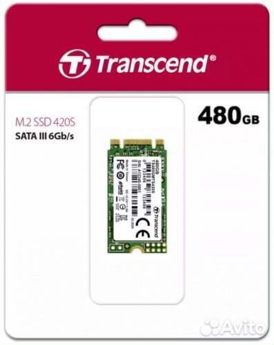 Внутренний SSD Transcend MTS420 на 480GB