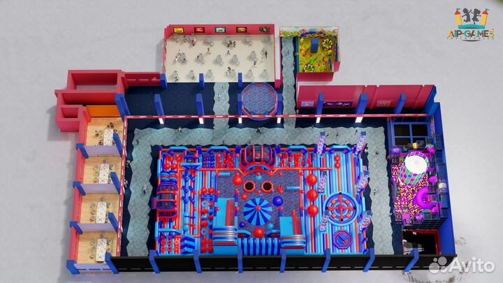 Детский центр, парк развлечений, батутная арена