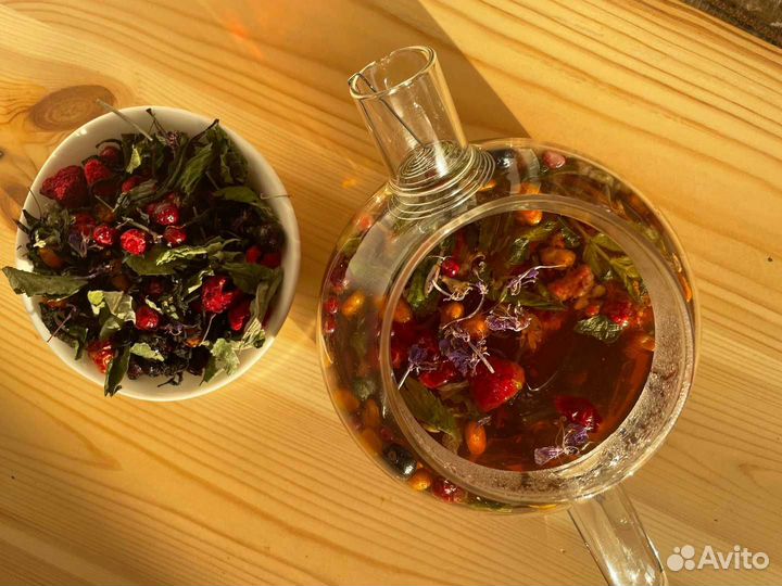 Иван-чай 1 килограмм «Ягоды и травы», вкуснющий