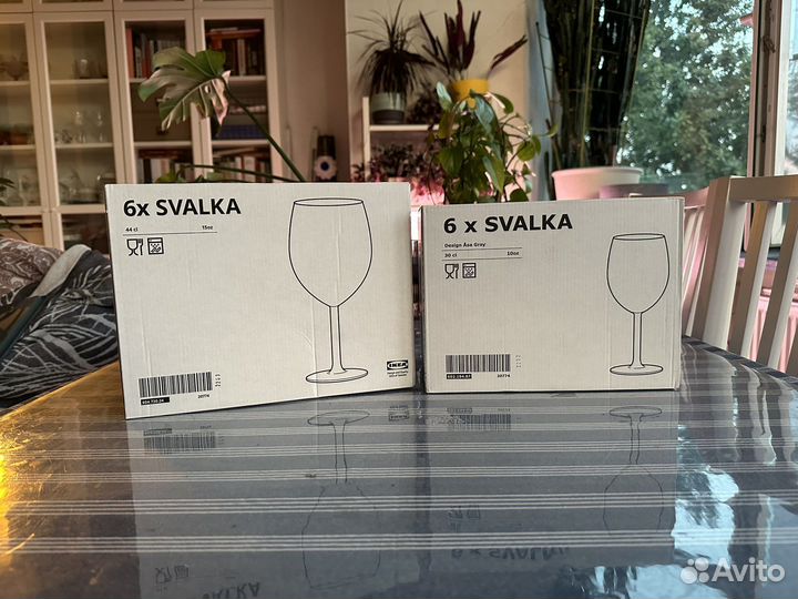 Бокалы для вина. Новые. Икея