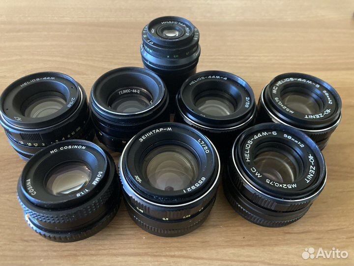Объектив Гелиос 44М,44-2,44М-3,4,5,6