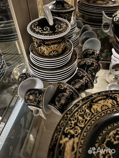 Набор столовой посуды versace 45 предметов