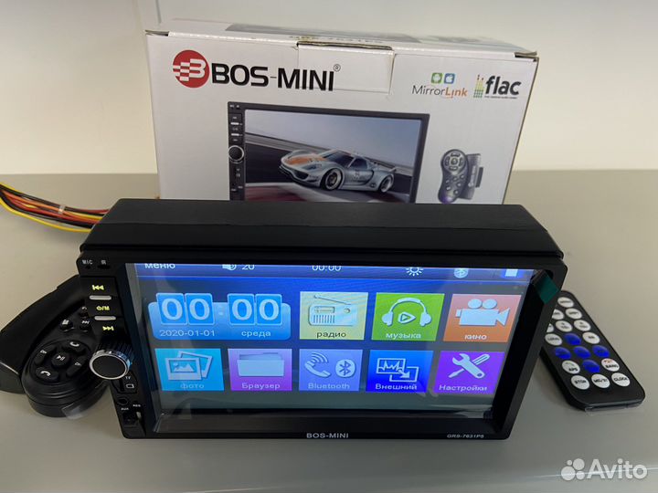 Автомагнитола pioneer 2din с камерой заднего вида