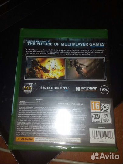 Xbox one Titanfall лицензия