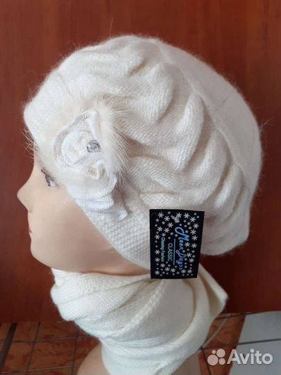 Комплект шапочка+шарф