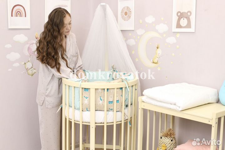 Кроватка трансформер для новорожденных