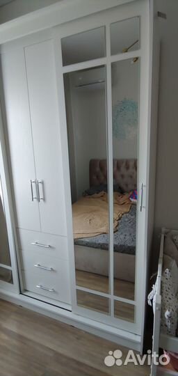 Двери для шкафа купе с зеркалом Маэстро 2 шт