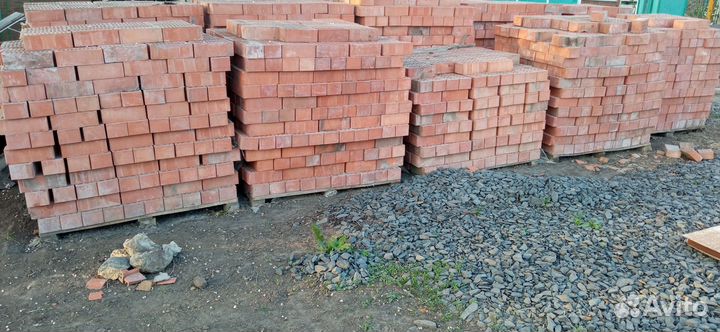 Кирпич красный облицовочный