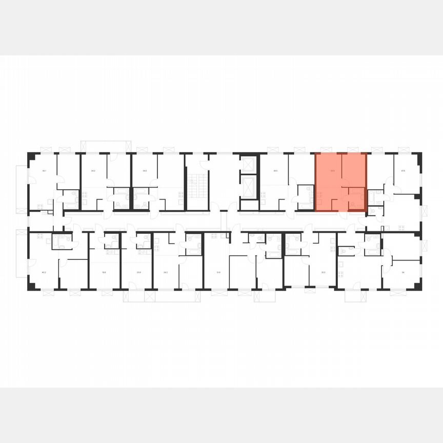 1-к. квартира, 32,5 м², 11/11 эт.