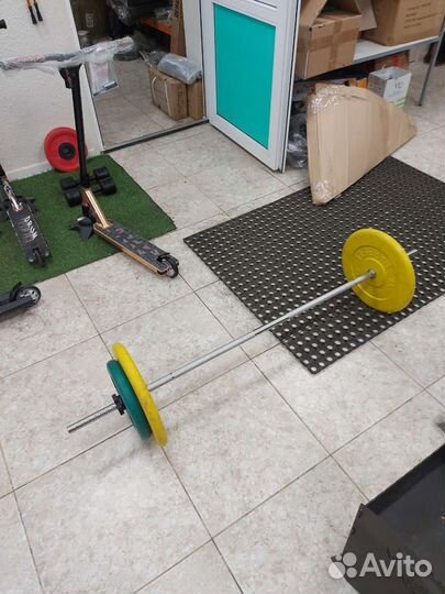 Штанга Barbell цветная 60 KG