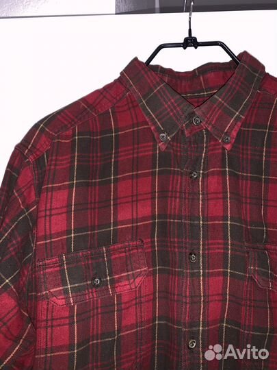 Рубашка в клетку мужская оверсайз