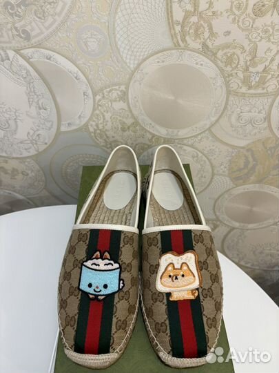 Эспадрильи gucci