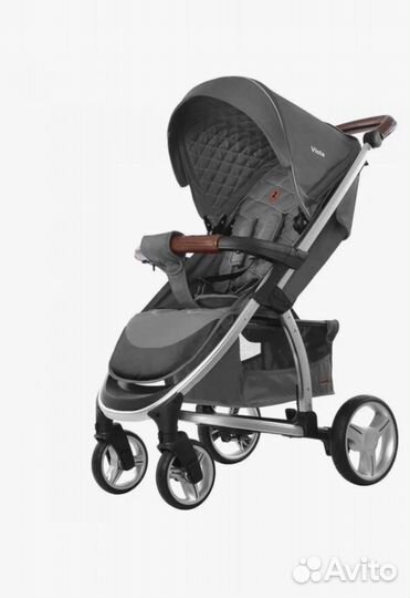 Прогулочная коляска carrello Vista steel gray