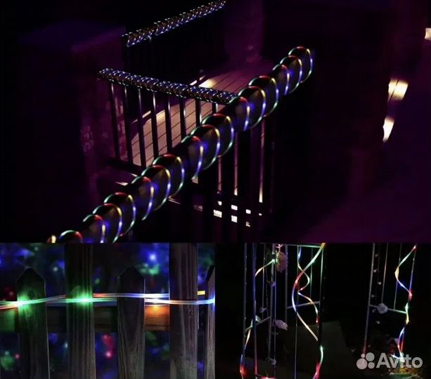 Гирлянда уличная Дюралайт Model RGB-16М разноцветный