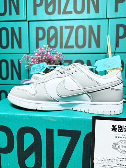 Nike Dunk low grey fog оригинал