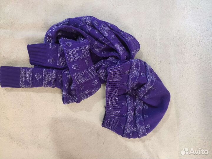 Комплект шапка и шарф