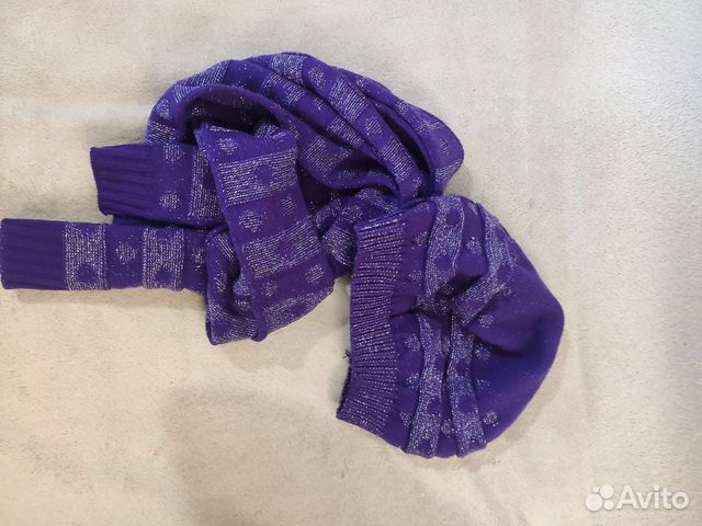 Комплект шапка и шарф