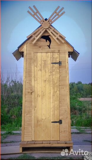 Уличный туалет с установкой