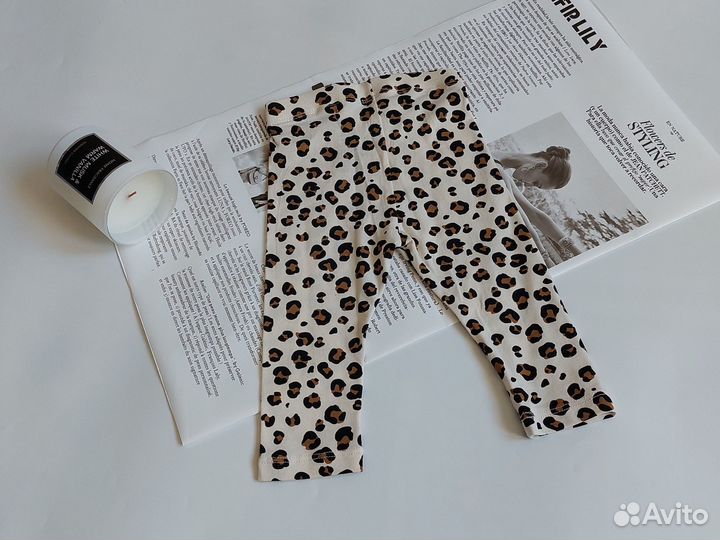 Леггинсы hm для девочки 68 новые