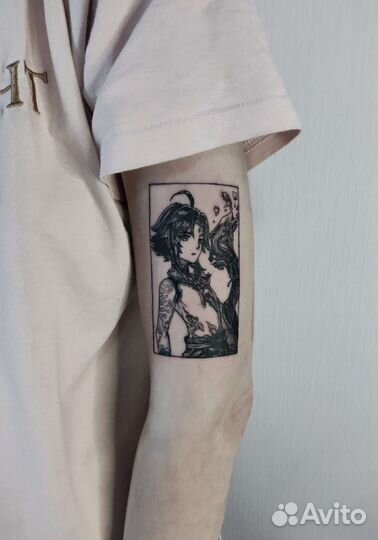 Аниме тату / татуировки