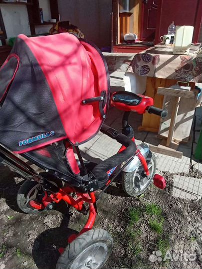 Детский велосипед с ручкой бу