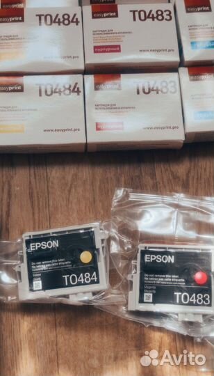 Картриджи Epson T0481 T0482 T0483 T0484 T0485