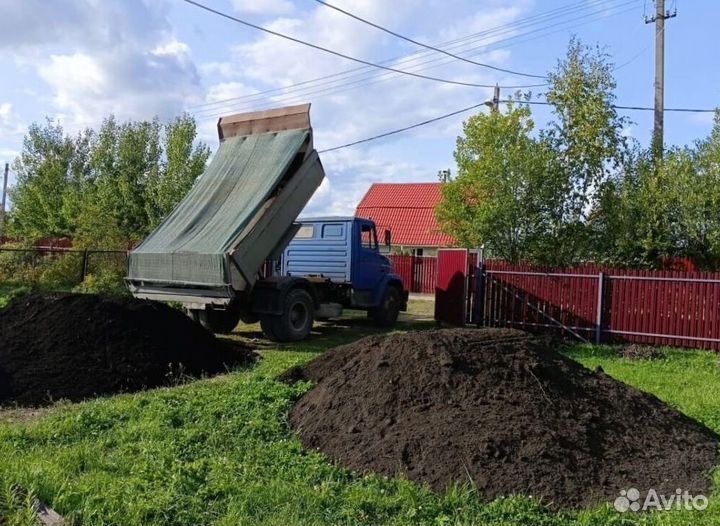 Чернозём. Почвогрунт. Растительная земля В огороды