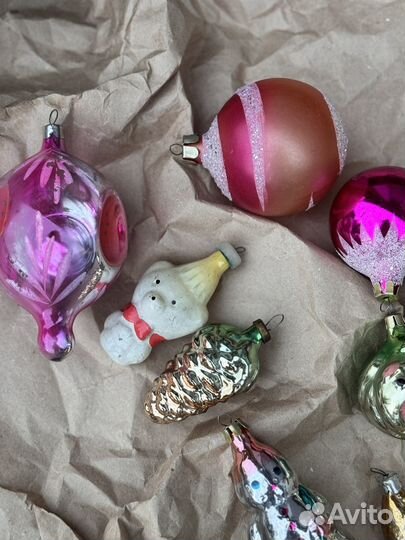 Елочные игрушки СССР