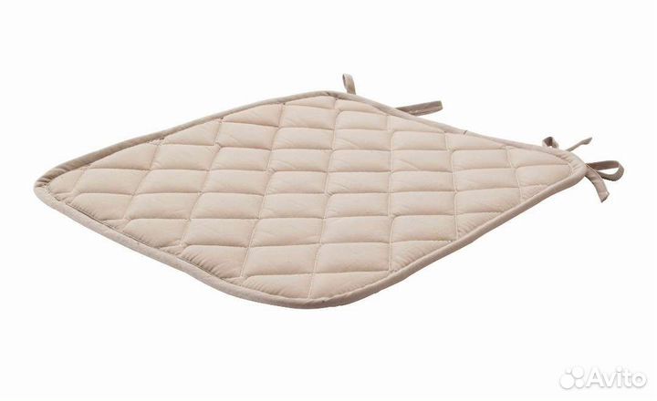 Подушка на стул икеа 38/35 x 38 см, бежевый