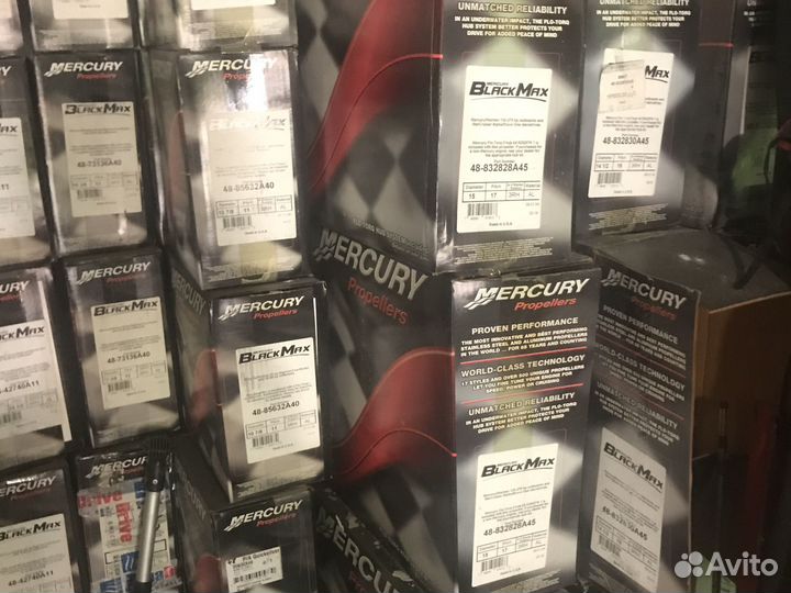 Гребные винты Mercury 2.5-400 л.с