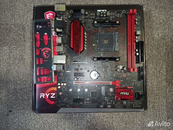 Материнская плата B450 MSI Asus B350 A320 AM4