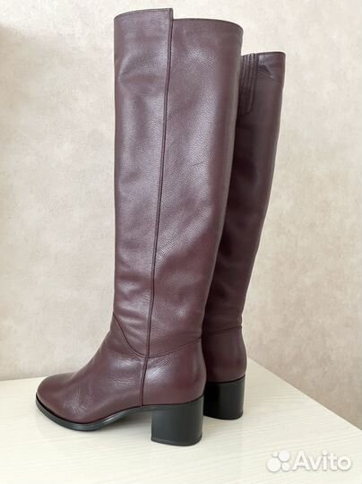 Сапоги еврозима натуральная кожа и мех 36