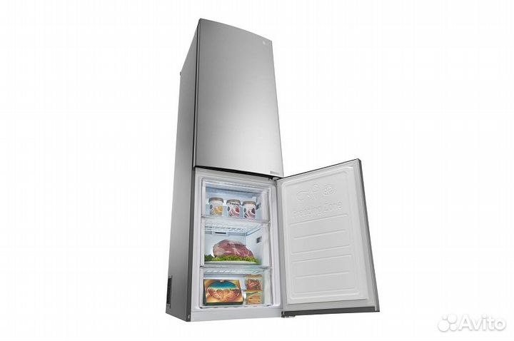 Холодильник LG GB-P20pzcfs серебристый