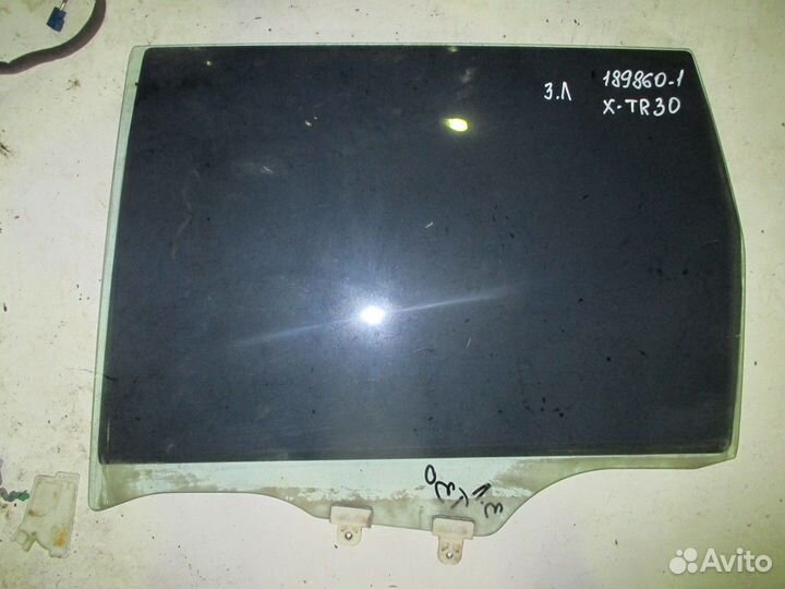 Стекло двери заднее левое (Nissan X-Trail)