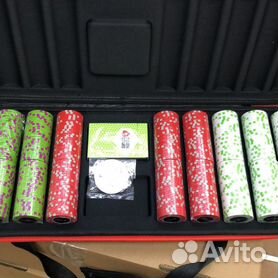 Покерный набор 500 фишек новый
