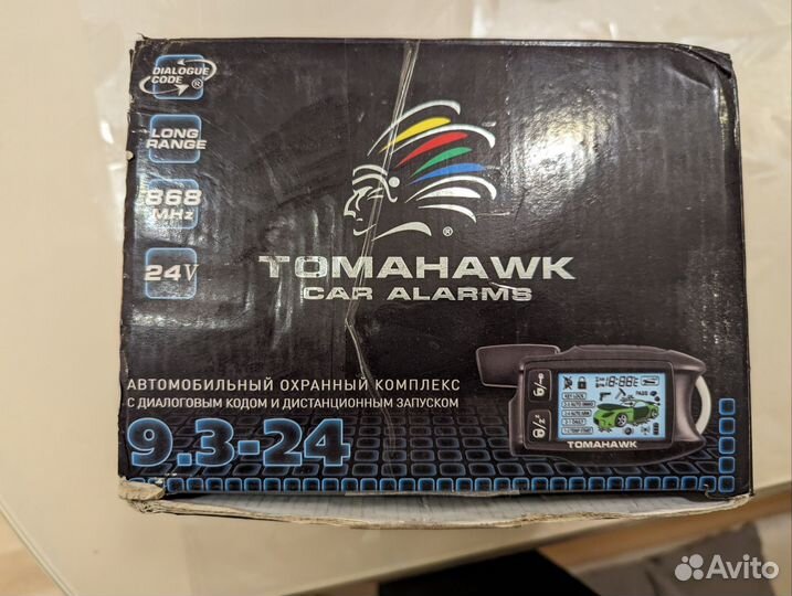 Автосигнализация Tomahawk с автозапуском новая