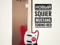 Новая электрогитара Squier Mustang Torino Red