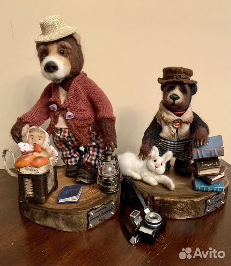 Авторская кукла мишка Тедди