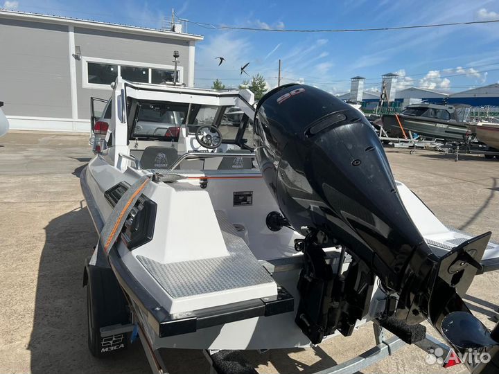 Катер grizzly 500 HT unimog+suzuki 90+прицеп